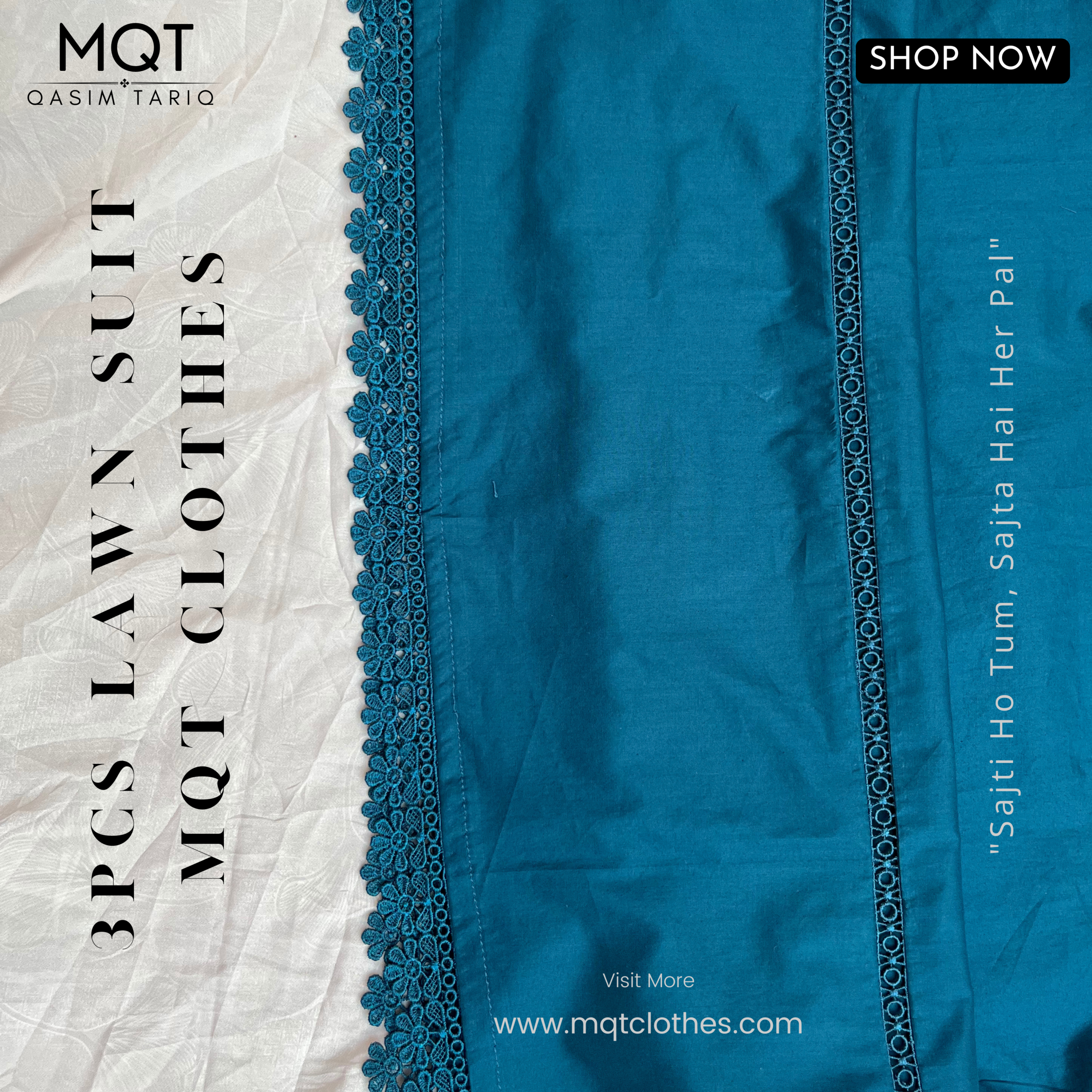 Zink 3-PIECE- LAWN STITCHED SUIT